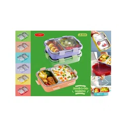 Akn Toys Kawaii O Cute Lunch Box With Spoon & Fork Color May Vary-image-39