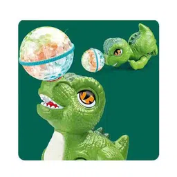 AKN TOYS Universal Walking Top Head Ball Cartoon Animal Lights Musical Stunt Kids Funny 360 Degree Rotation Electric Robot Dinosaur Toy -  (Color May Vary) image 1