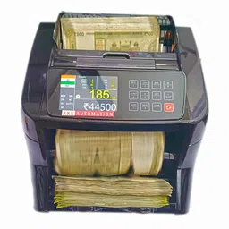 AKS AUTOMATION TOUCH MASTER Mix Value Currency Counter with Fake Note Detection Note Counting Machine-picture-26