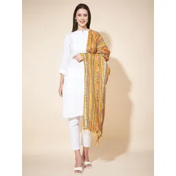 AKSHADEEP Patola Printed Dupatta-picture-11
