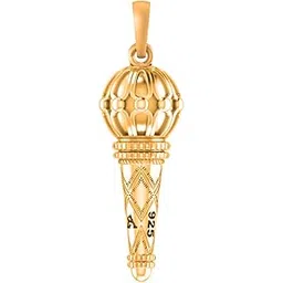 akshat sapphire 925 Sterling Silver 22k Gold Plated God Hanuman Pendant Lord Bajrang Bali Locket for Men and Women-picture-55