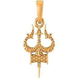 akshat sapphire 925 Sterling Silver 22k Gold Plated Spiritual Shiva Bholenath Pendant Bhagwan Shiv Ji Locket for Men and Women-picture-22