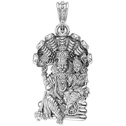 akshat sapphire Akshat Sterling Silver (92.5% purity) God Laxmi Narsimha Pendant & Locket for Men & Women - Good Health & Wealth-picture-29