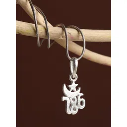 AKSHAT SAPPHIRE Kids 925 Sterling Silver 786 Symbol Pendant-picture-19