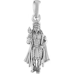 akshat sapphire Sterling Silver (92.5% purity) God Kartikeya Pendant for Men & Women Pure Silver Lord Locket for Good Health and Wealth-picture-28