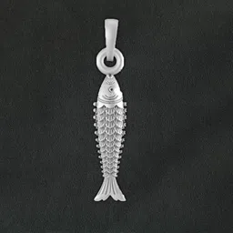 akshat sapphire Sterling Silver (92.5% Purity) Stylish, Fashionable Fish Pendant For Men & Women Sterling Silver Pendant-picture-12