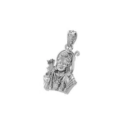 akshat sapphire Sterling Silver God Ram Ji Pendant with Chain-picture-16