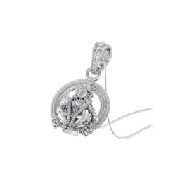 akshat sapphire Sterling Silver Lord Ayyappa Pendant-picture-35