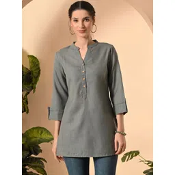 Akshatani V-Neck Kurti-picture-13