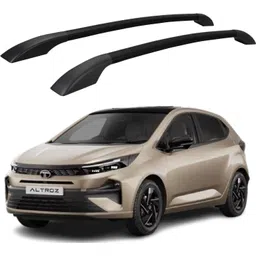 aksmit Universal Fit Sleek Black Roof Rails for Tata Altroz (All Cars) Car Beading Roll For Hood-picture-23