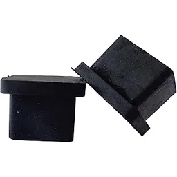 AKURA, Floor Protector Square Rubber Cap/Bush/Shoes for Furniture Feet Chair Table (Size - 25 x 25mm / 1" x 1") Pack of 8-picture-27