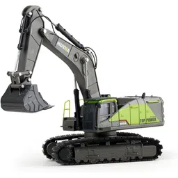 akvanar 1:50 Excavator Chain Excavator Static Metal Construction Vehicle Model Toy-picture-16