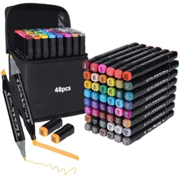 akvanar Marker Pen 48 PCS Drawing set Nib Sketch Pens-picture-16