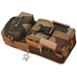 akvanar Pencil pouch Armyy Compartment Large Stationery School Pencil Pouch Bag 1 Art Artificial Leather Pencil Box-picture-21