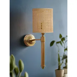 akway Beige Metal Cylinder Shaped Wall Lamp-picture-58