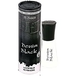 Al-Nuaim Denim Black Attar 100 Percent Original And Alcohol Free Highly Concentrated Unisex Liquid Perfume Oil Scent For Men's & Women's By HIND KHALIFA (6ml)-picture-46