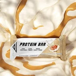 A.L. Nutrition Protein Bar White Chocolate Caramel | Single Bar | Gluten Free, No Preservatives, Healthy Snacking for Fitness & Immunity-picture-22