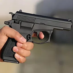 ala flame Z83 Dummy Pistol Gun Cigarette Lighter Premium Stainless Steel Z83 Gun Shaped Lighter | Refillable Butane Torch Lighter Pocket Lighter-picture-36