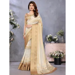 ALAGINI Woven Design Zari border Saree-picture-10