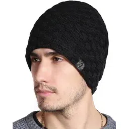 alamos Men Knitted Woven Beanie -picture-32