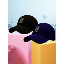 ALAMOS Men Set Of 2 Edixo Self Design Baseball Cap-picture-28