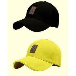 alamos Men Set of 2 Typographic Print Baseball Caps-picture-51