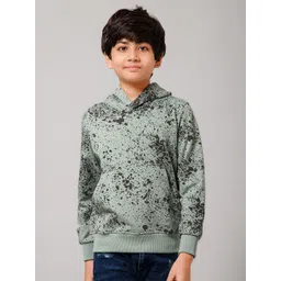 Alan Jones Boys Abstract Printed Hooded Sweatshirt-picture-49