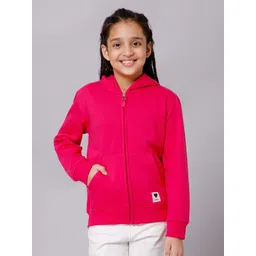 Alan Jones Girls Hooded Front-Open Sweatshirt-picture-12