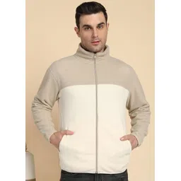 alan jones Men Colorblock Fleece Jacket-picture-14