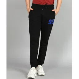 alan jones Men Solid Black Track Pants-picture-35