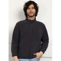 alan jones Men Solid Fleece Jacket-picture-32