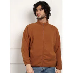 alan jones Men Solid Fleece Jacket-picture-30
