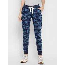 alan jones Women Printed Dark Blue Track Pants-picture-18