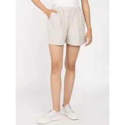 Alan Jones Women Striped Outdoor with Technology Shorts-picture-31