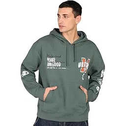 alan jones clothing Men's Cotton Blend Abstract Print Hoodies-picture-53