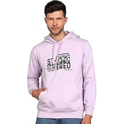 alan jones clothing Men's Cotton Blend Graphic Print Hooded Sweatshirt-picture-36