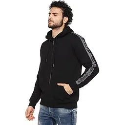 Alan Jones Clothing Men's Taped Cotton Hooded Sweatshirt-picture-18
