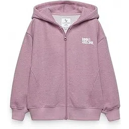 Alan Jones Clothing Girls Oversized Hoodie | Zipper Hooded Sweatshirt | Casual Winter Wear | Age 6–16 Years-picture-16