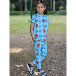 ALANTA Unisex Kids Printed T-shirt with Trousers-picture-36