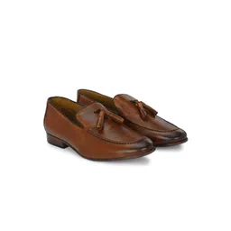 Alberto Torresi Men Leather Tassel Formal Loafers-picture-36