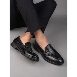 Alberto Torresi Men's Black Formal Loafers-picture-18