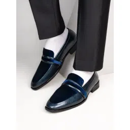 Alberto Torresi Men's Blue Casual Loafers-picture-15