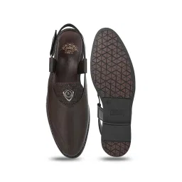 Alberto Torresi  Men's Brown Back Strap Sandals image 3