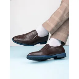 Alberto Torresi Men's Brown Formal Loafers-picture-38