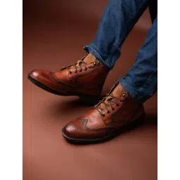 Alberto Torresi Men's Lloyd Series 597 Tan Casual Boots-picture-41