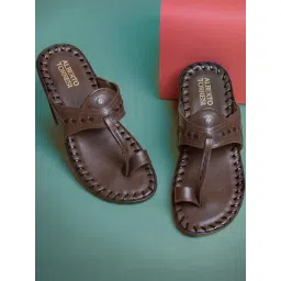 Alberto Torresi Men's Markoripo Dark Brown Toe Ring Sandals-picture-27