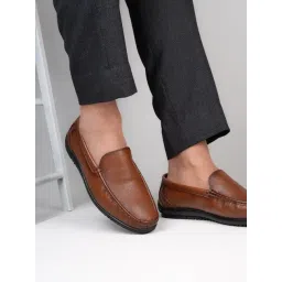 Alberto Torresi Men's Tan Formal Loafers-picture-32