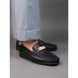 Alberto Torresi Men's Twisty Series 531 Black Casual Loafers image 1