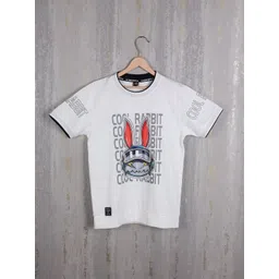 Albion Boys Typography Printed Round Neck Cotton Casual T-shirt-picture-47