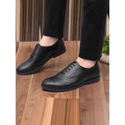 ALCAZO Men Round Toe Formal Brogues-picture-15